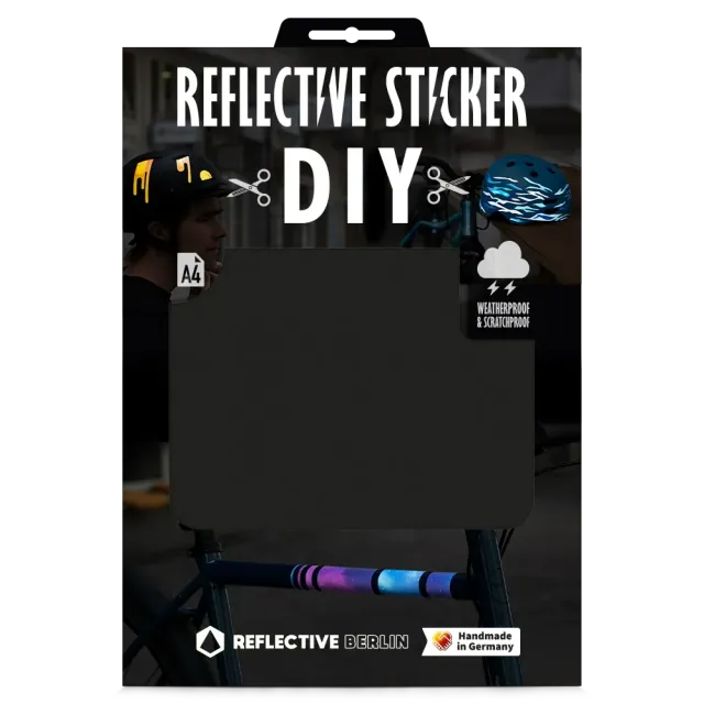 Reflective Berlin Unicolor refleksklistermærker DIY-ark