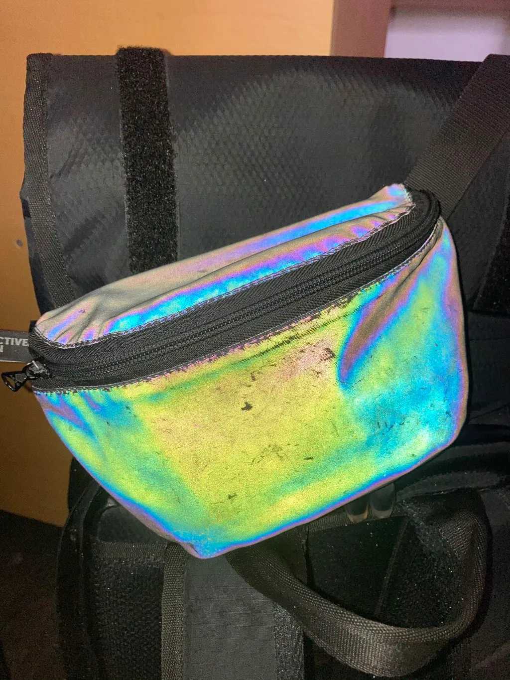 Reflective Berlin Pouch bæltetaske regnbue