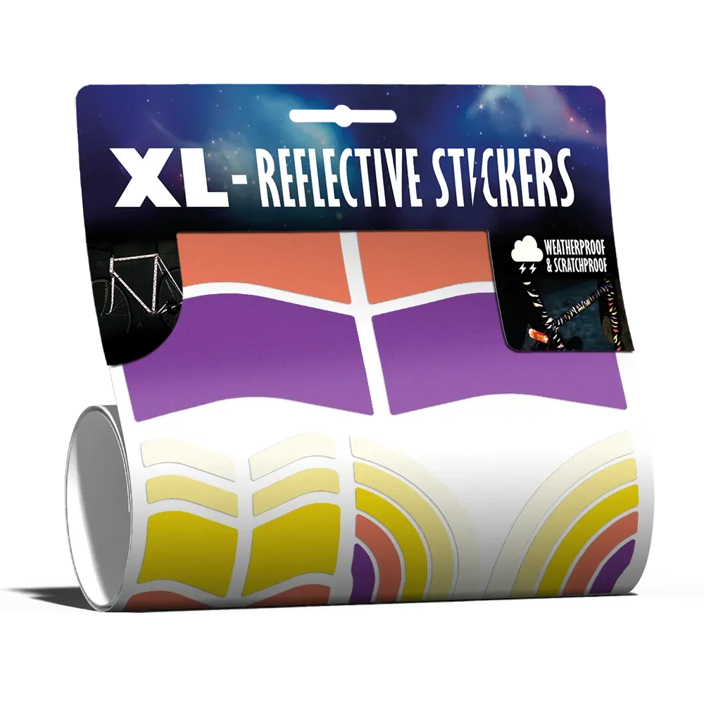 REFLECTIVE BERLIN XL Sticker Kit Classic refleksklistermærker 90s retro