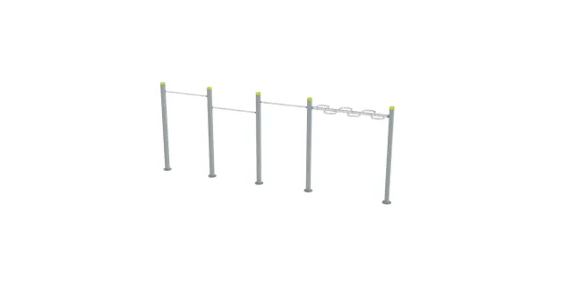 Denfit DSW4462 pullup stativ tredobbelt med wavebar