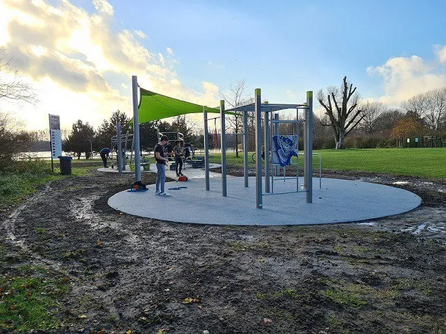 Denfit Streetworkout DSW4588 vægstation monkey bars