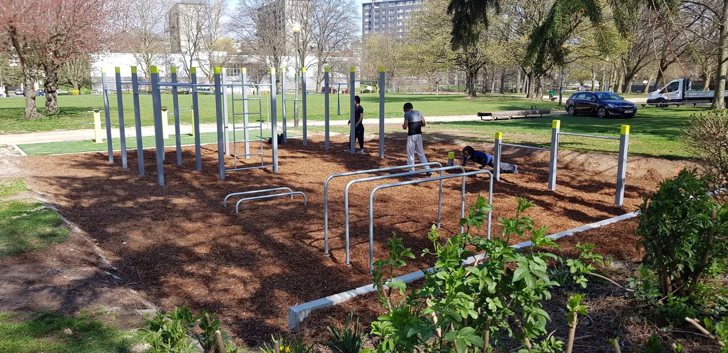Denfit Streetworkout DSW4471 træningsstation udendørs