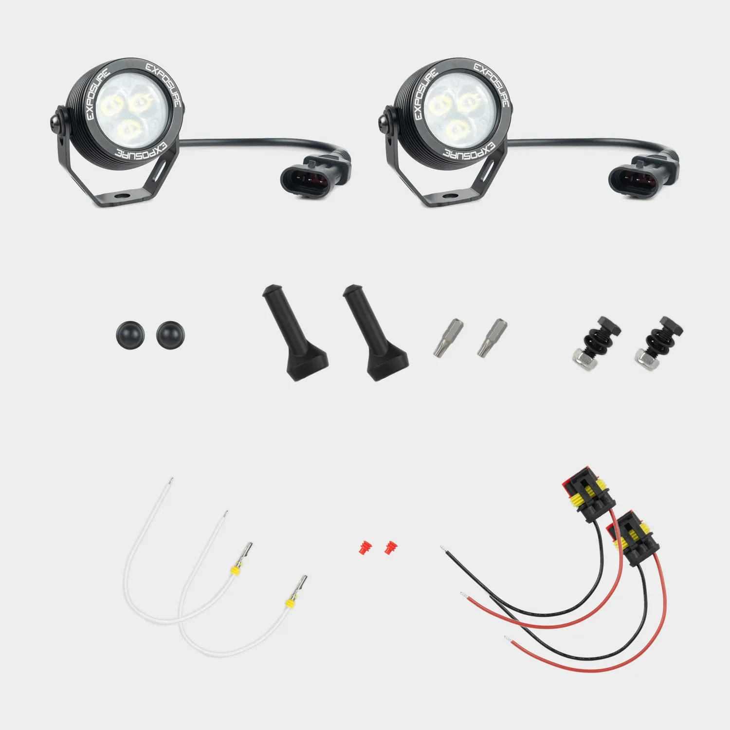 Exposure Lights Radial 3 Adventure AutoMoto Light klar 2-pak 3580lm