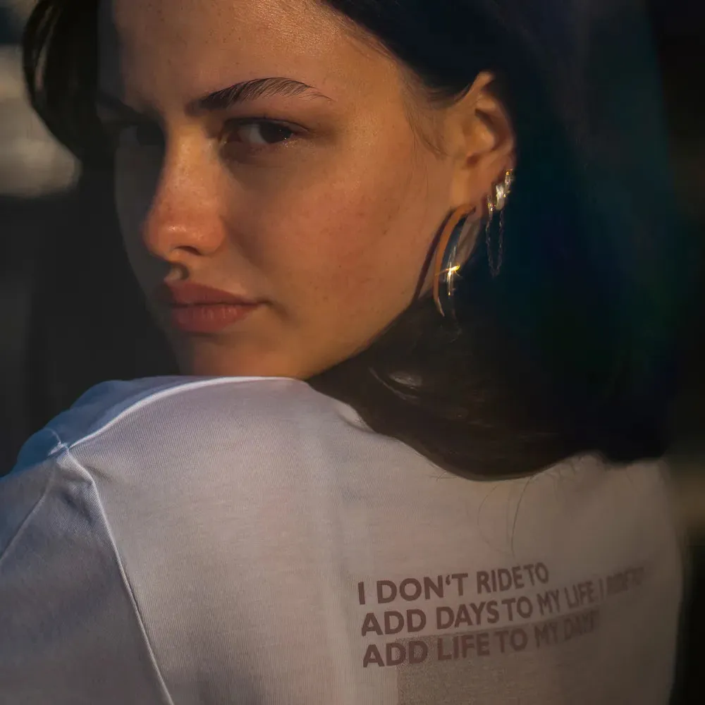 REFLECTIVE BERLIN Streetlife T-shirt hvid