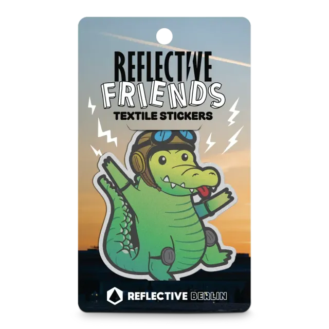 Reflective Berlin Friends Freddy tekstilmærke