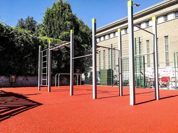 Denfit DSW4557 pullup stativ 5 bar udendørs