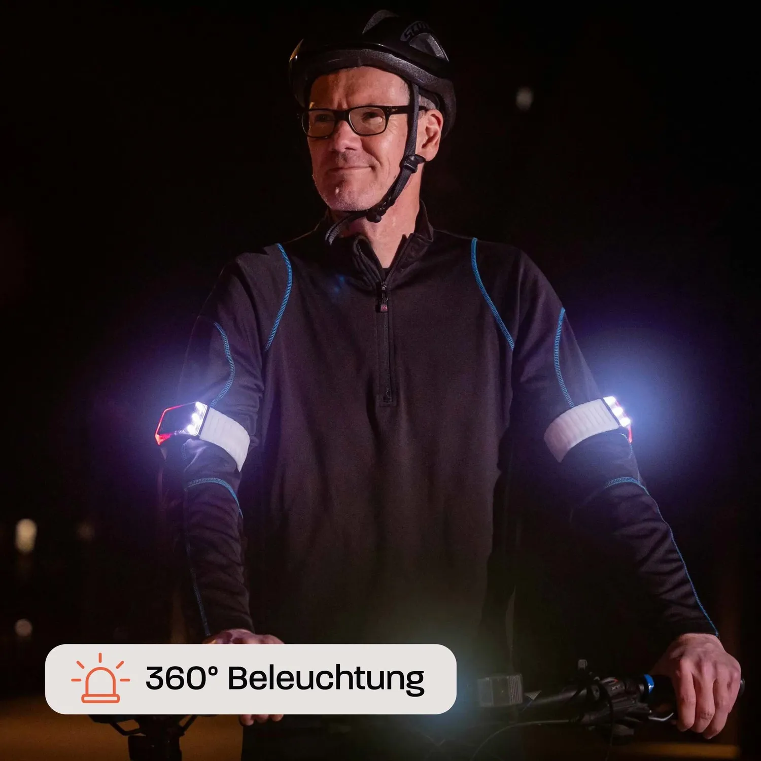 Flasher Duo LED armbånd 2-pak til cykel