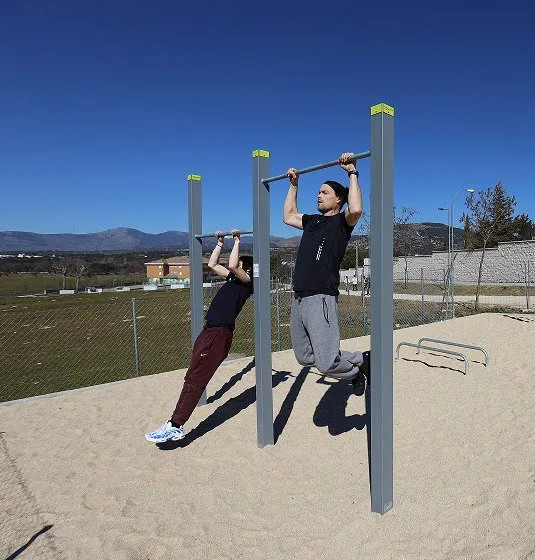 Denfit DSW4452 Streetworkout pullup dobbelt