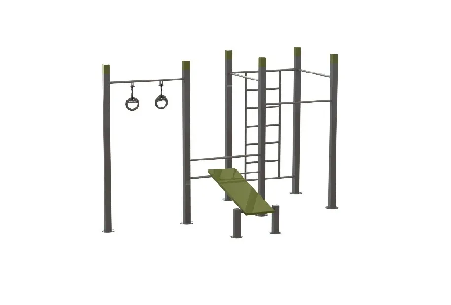Denfit C018 træningsstation udendørs basis