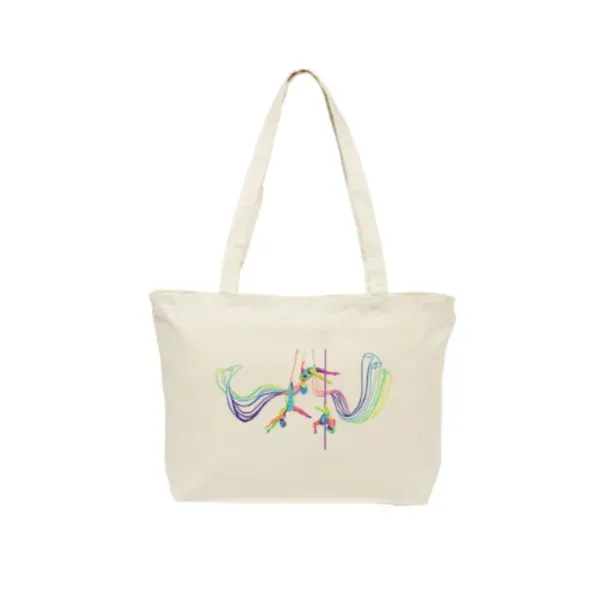 Aerial Shop Shopper Totebag Mulepose Stof