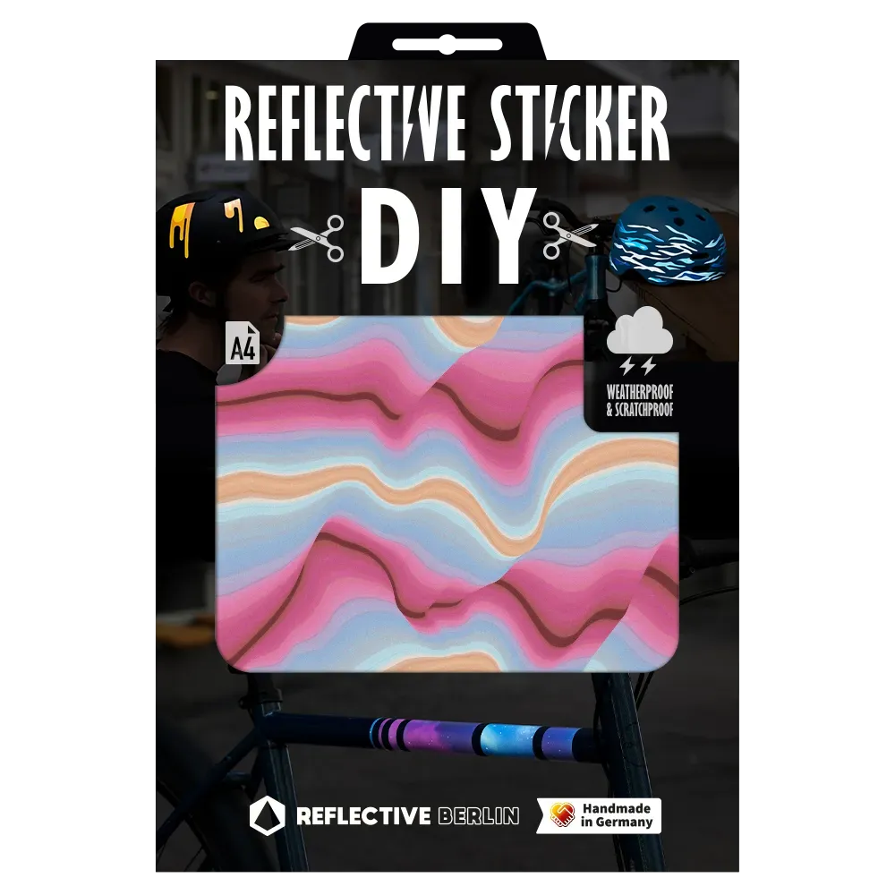 Reflective Berlin DIY Sticker Abyss refleksfolie neon