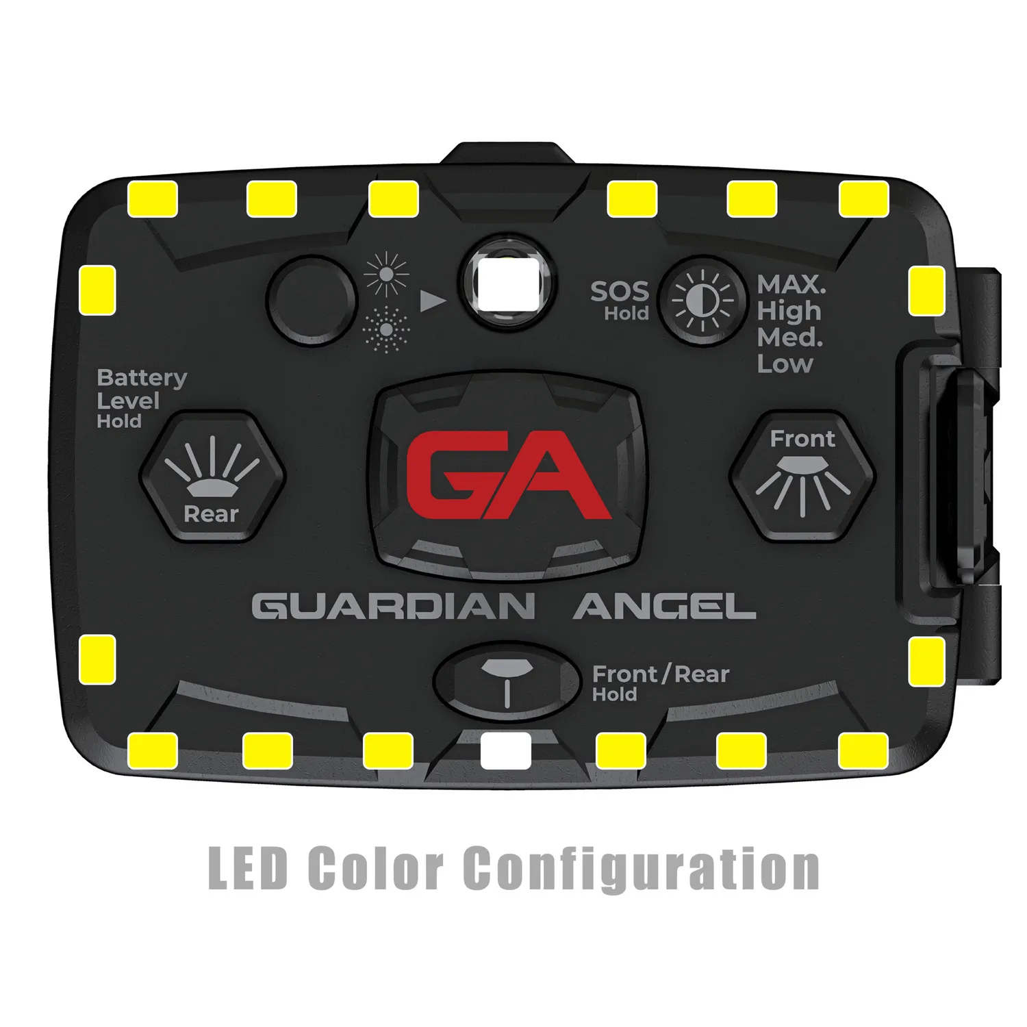 Guardian Angel Elite Series Yellow/Yellow lygte gul/gul 800 lumen