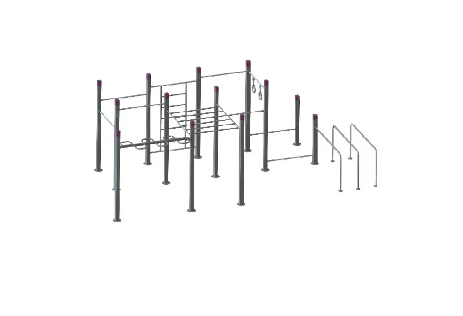 Denfit Streetworkout DSW4589 træningsstation udendørs