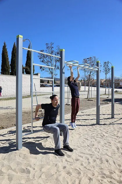 Denfit DSW4557 pullup stativ 5 bar udendørs