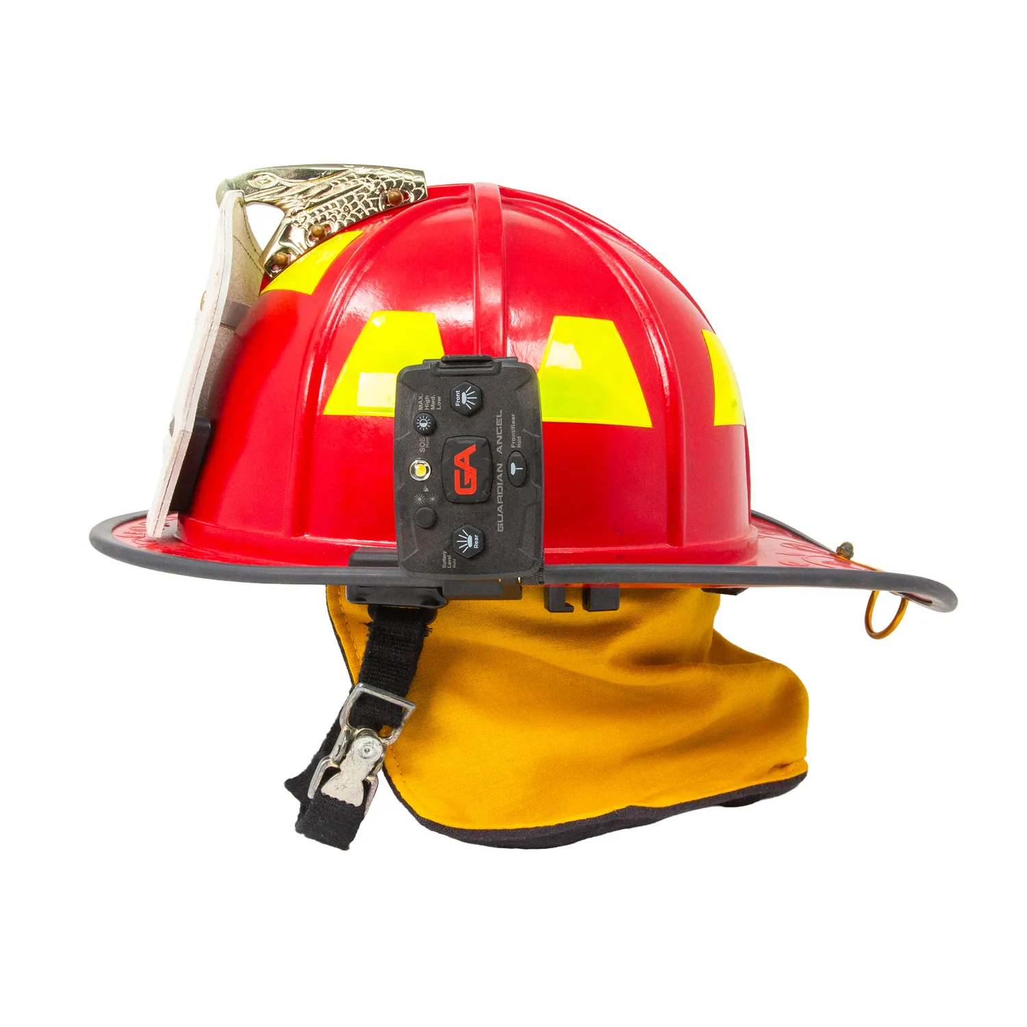 Guardian Angel Aluminum Fire Helmet lygteholder brandhjelm