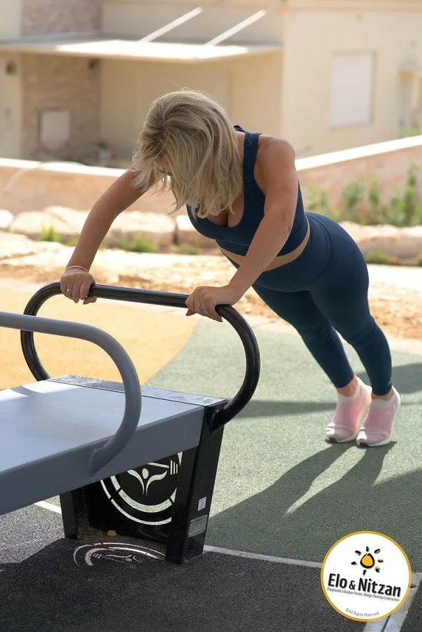 Denfit Dip Bench-3 dip bænk 3 personer