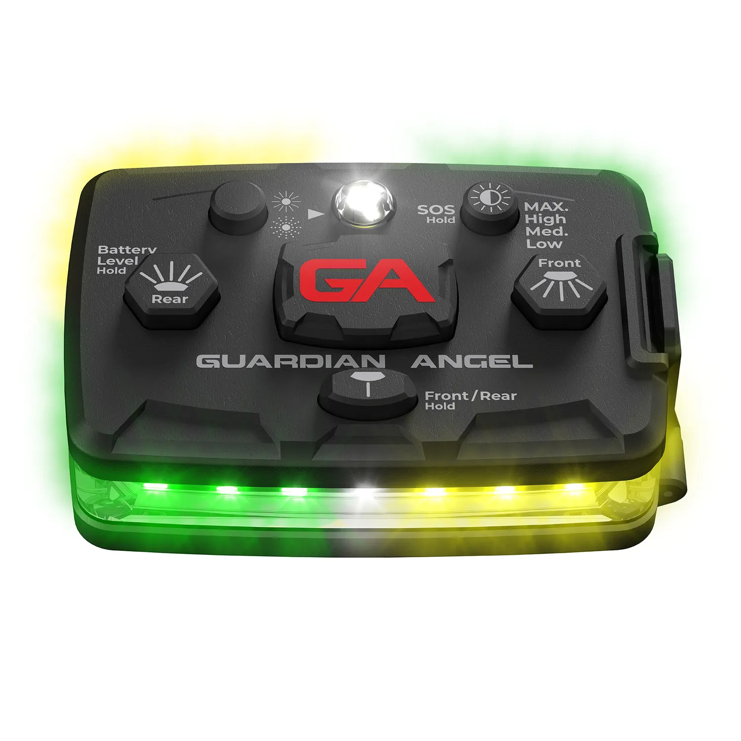 Guardian Angel Elite Series lygte grøn/gul 800 lumen