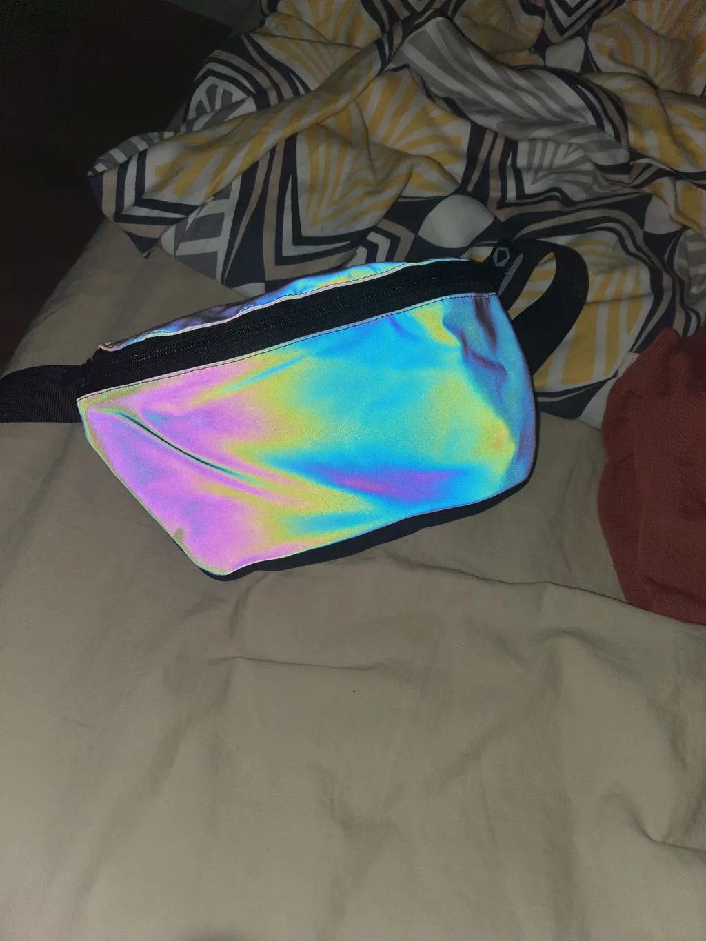 Reflective Berlin Pouch bæltetaske regnbue