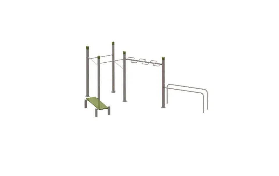 Denfit DSW4655 træningsstation udendørs