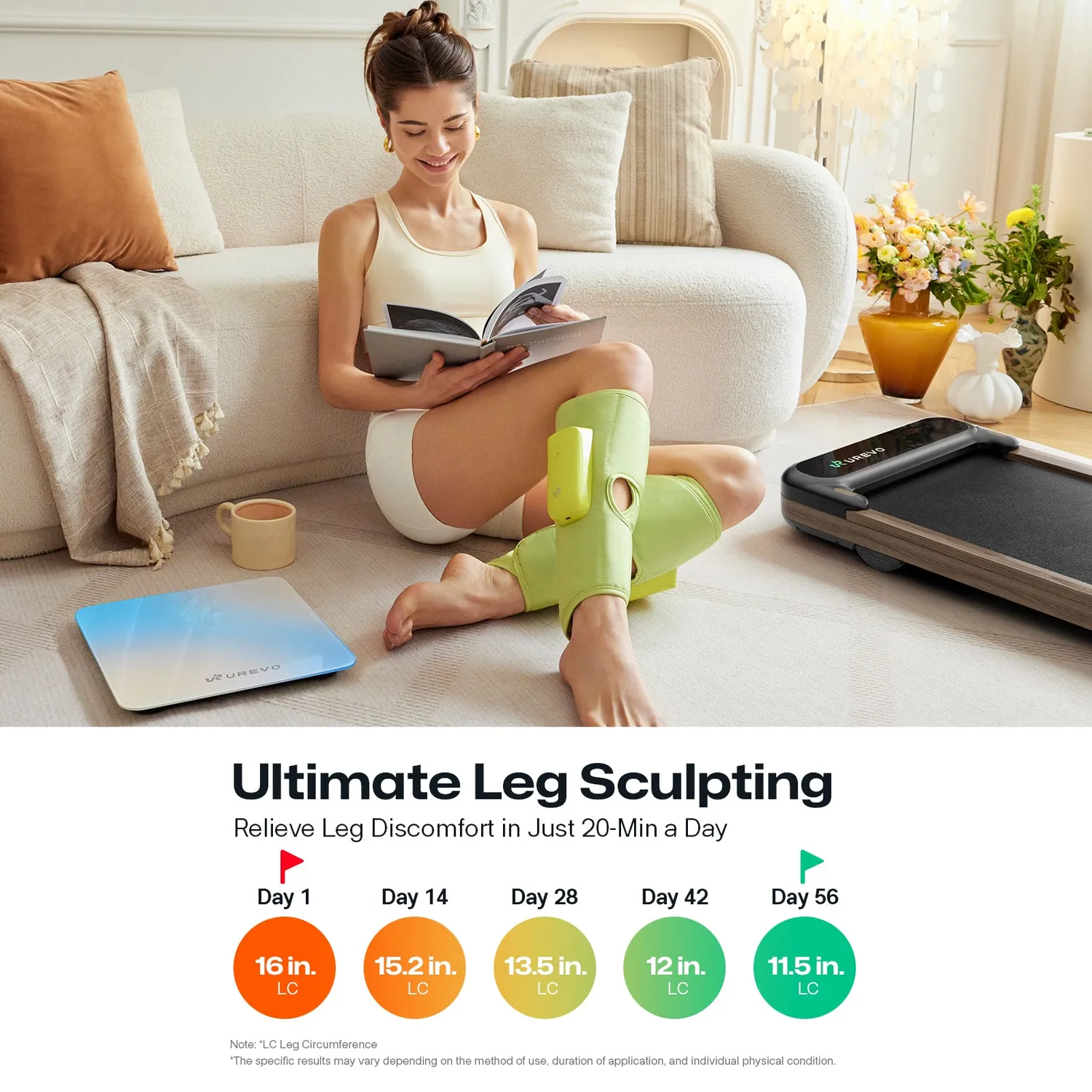 Urevo Care benmassageapparat trådløs sort