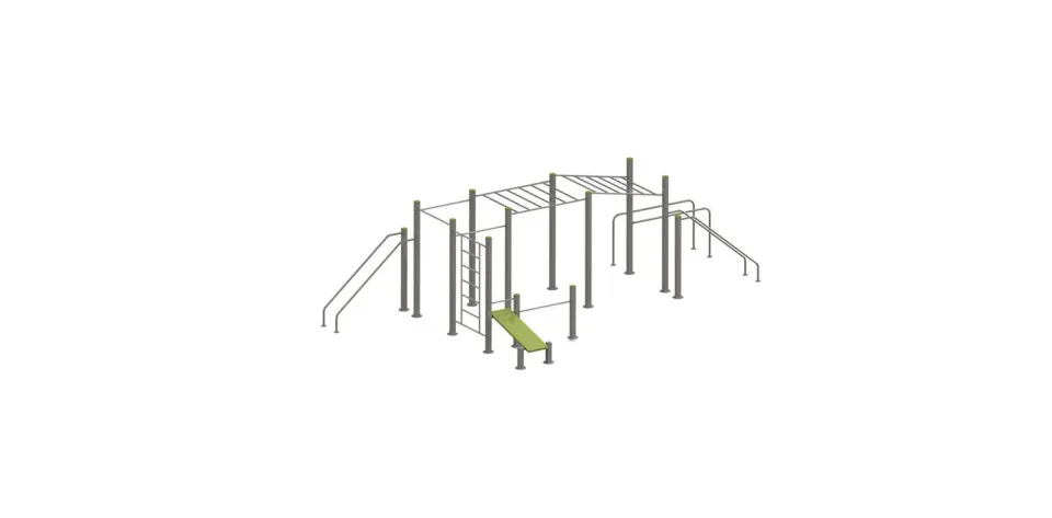Denfit DSW4286 træningsstativ udendørs