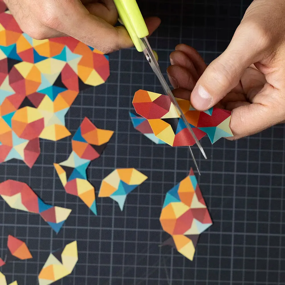 Reflective Berlin Kites & Darts DIY refleksklistermærke grå