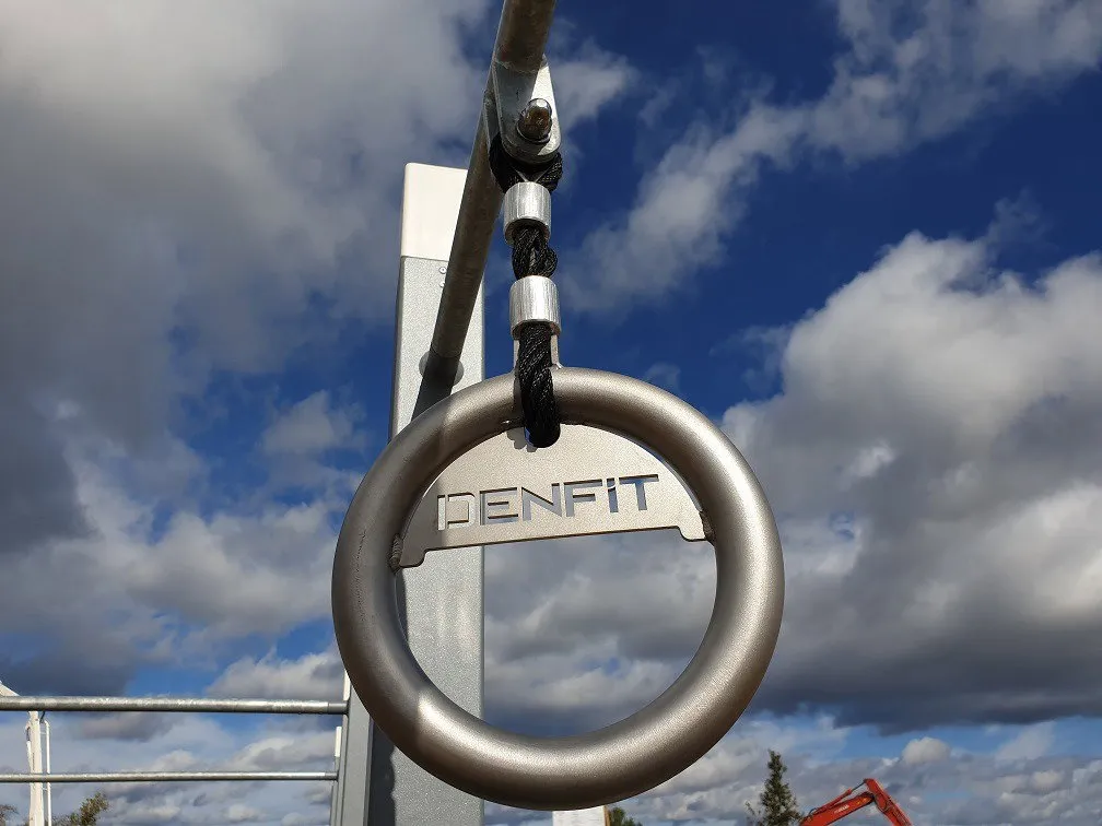 Denfit DSW4465 pull-up bar udendørs med ringe