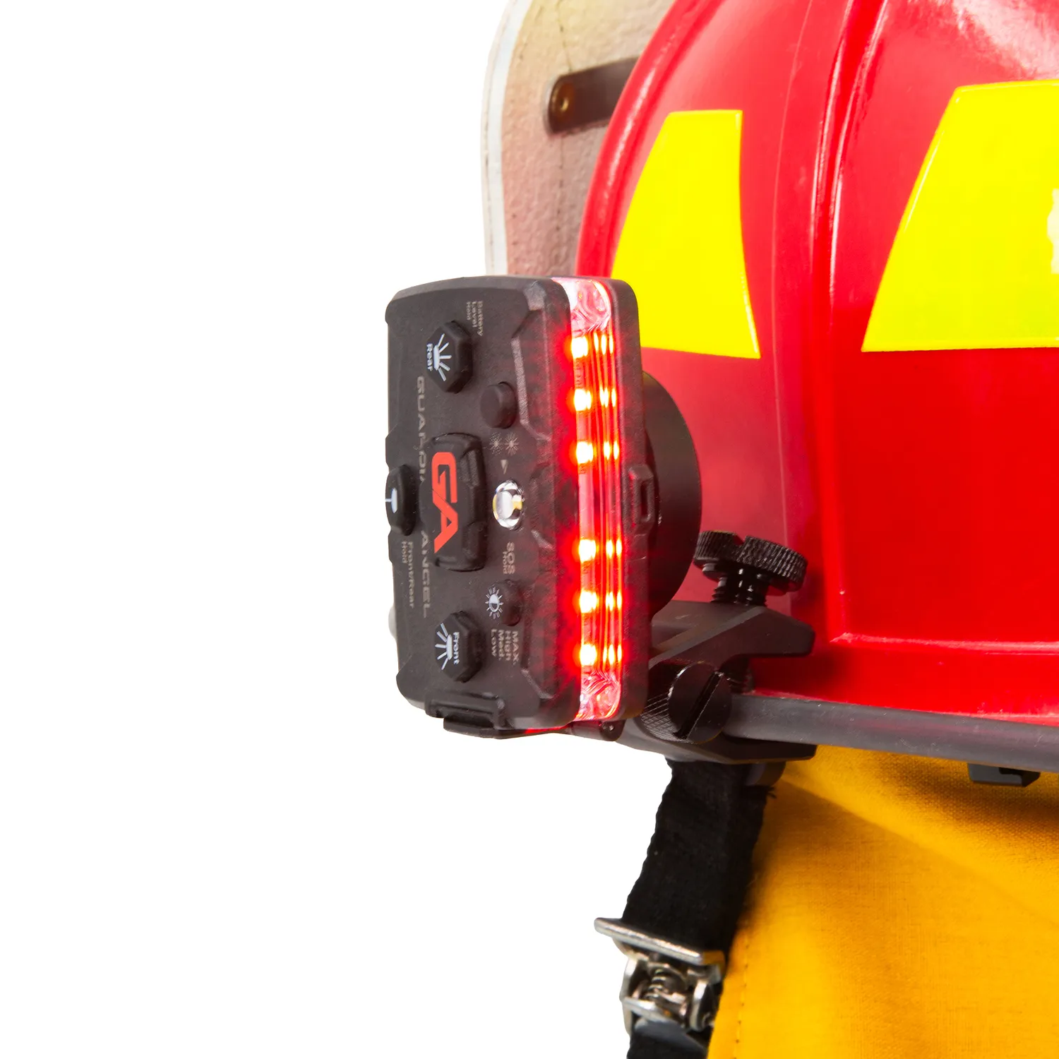 Guardian Angel Aluminum Fire Helmet lygteholder brandhjelm