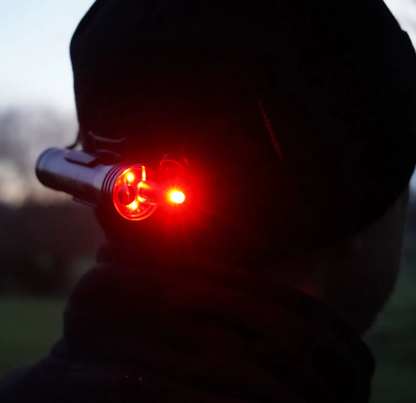 Exposure Lights RedEye Micro hjelmbaglygte rød