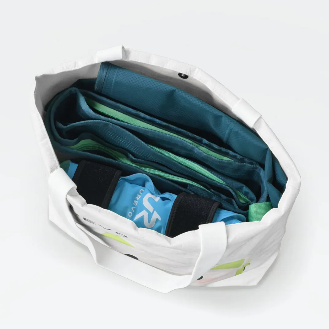 Urevo Waterproof Magnetic totebag hvid vandtæt