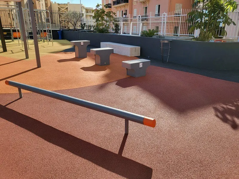 Denfit BasixFit Balance Beam balancebom stabilitet udendørs