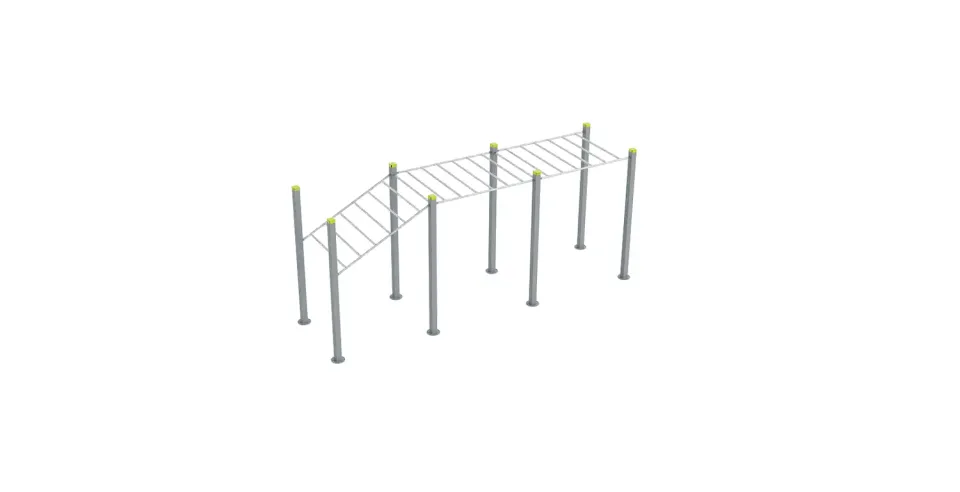 Denfit DSW4262 monkey bar dobbelt incline