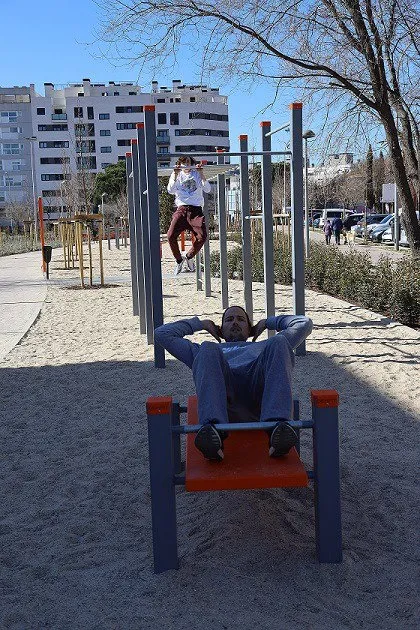 Denfit Streetworkout DSW4119 mavebaenk sit up