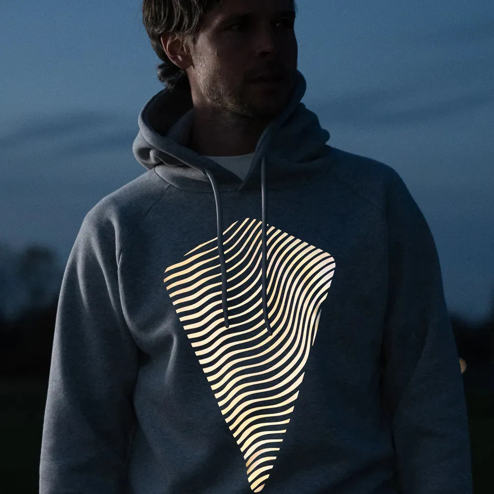 Reflective Berlin Dune hoodie grå – refleks