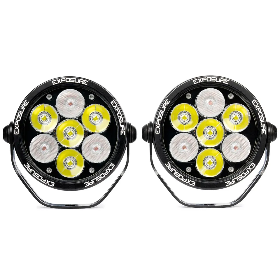 Exposure Radial 7 motorcykellygte par med kabel