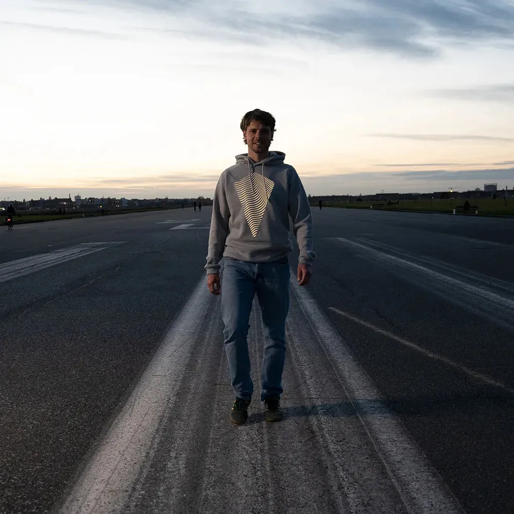 Reflective Berlin Dune hoodie grå – refleks