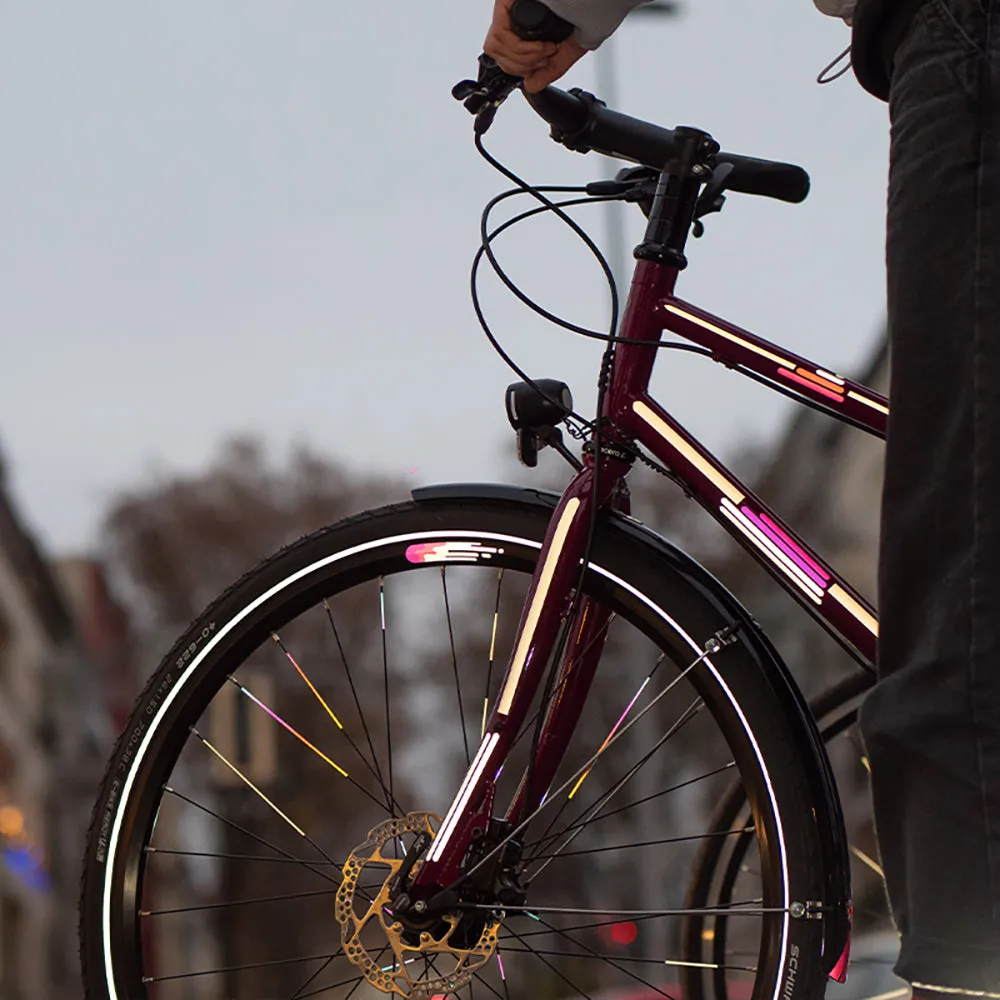 Reflective Berlin 360° klistermærkesæt cykel Totem Disco