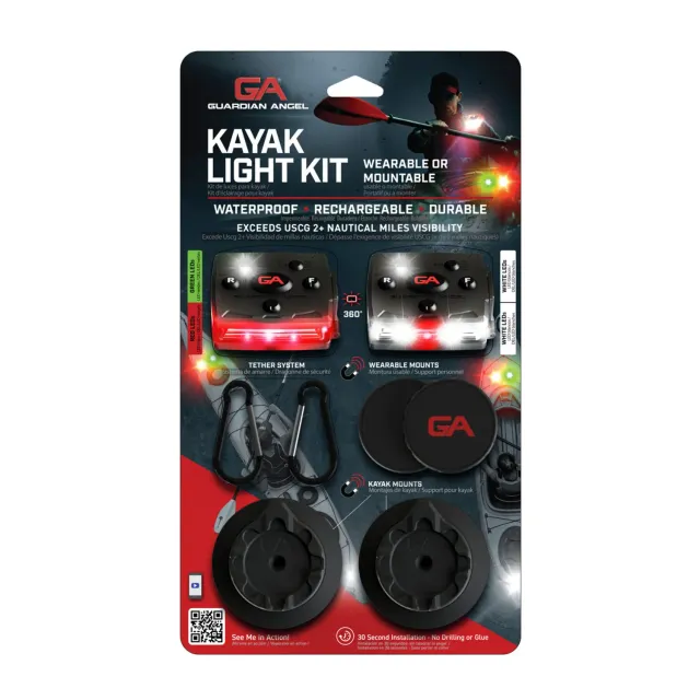 Guardian Angel Kayak LED lygte combo kit hvid