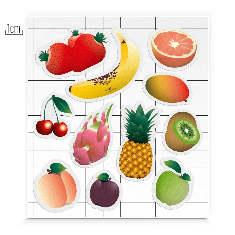 REFLECTIVE BERLIN Obst refleksklistermærker frugt børn
