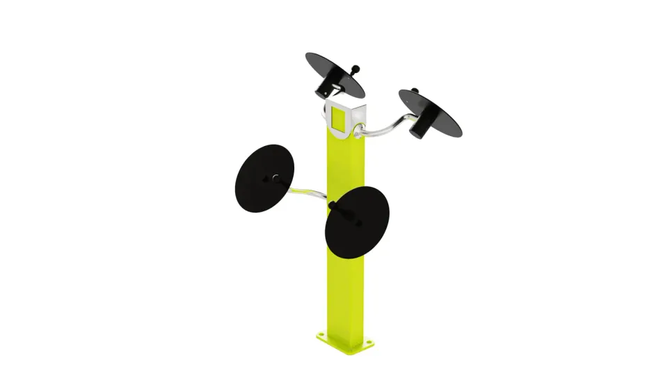 Denfit Urbangym WaxOnWaxOff Double træningsstation dobbelt