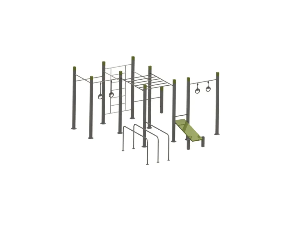Denfit DSW4283 udendørs træningsstation