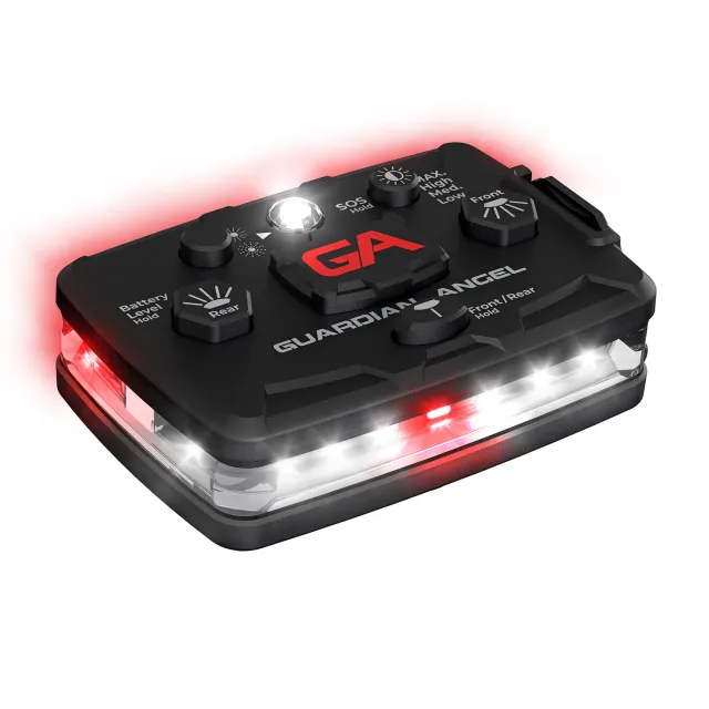 Guardian Angel Elite Series Hvid/Rød træningslygte 800 lumen