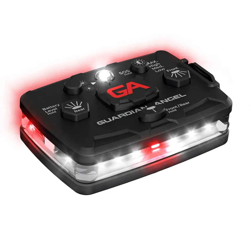 Guardian Angel Elite Series Hvid/Rød træningslygte 800 lumen