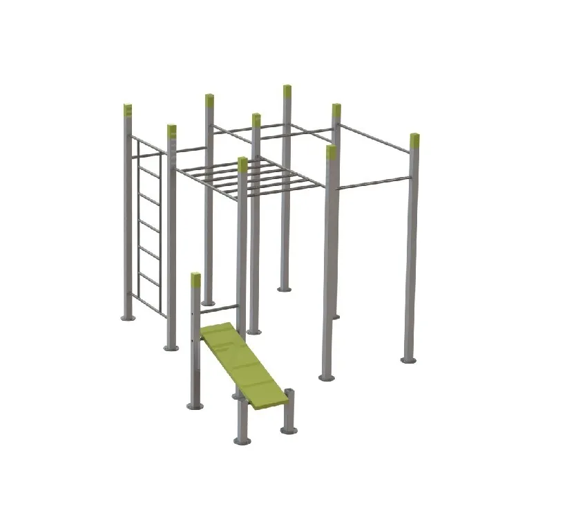 Denfit DSW4586 monkey bar væg 7 barer bænk