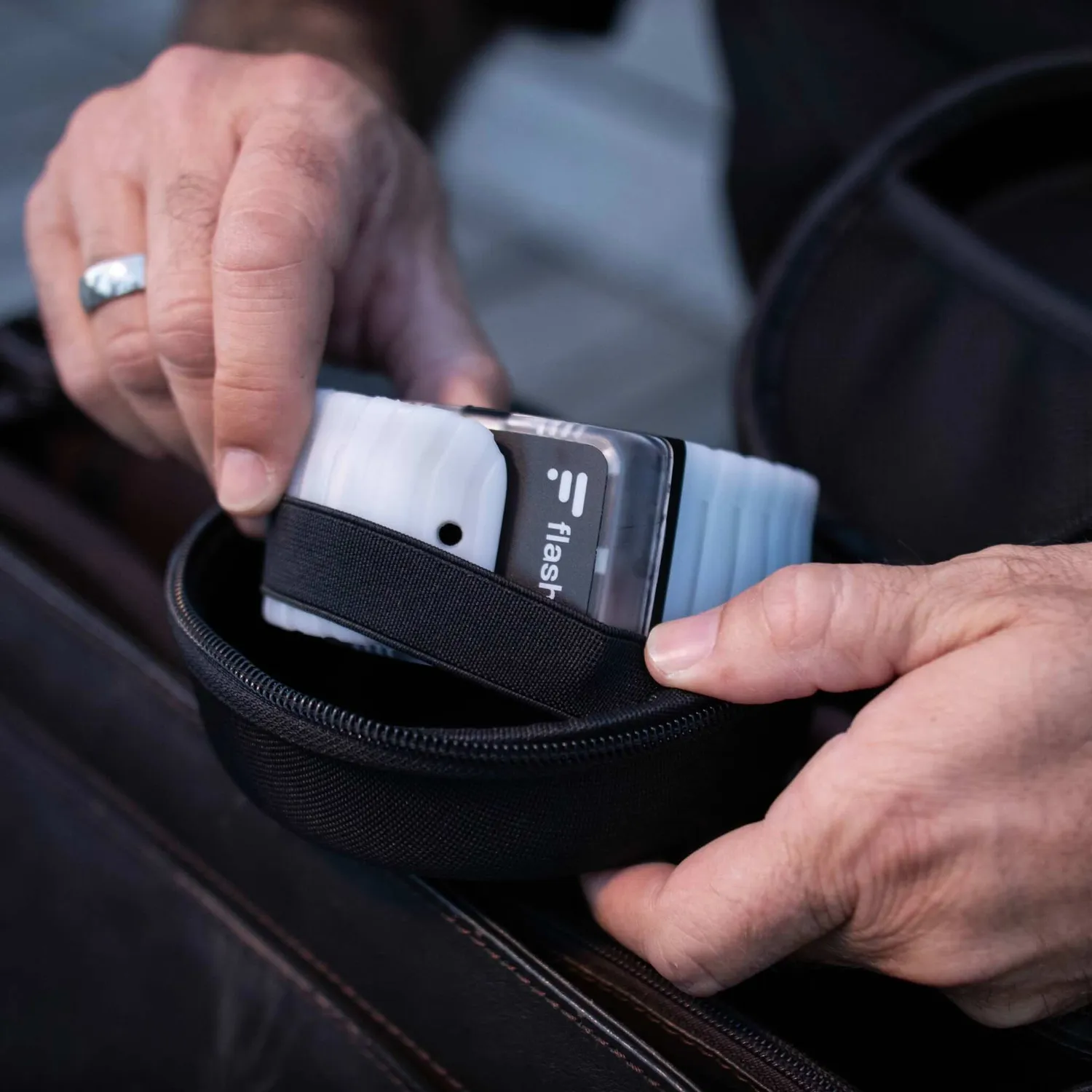 Flasher Set cykelarmbånd med etui
