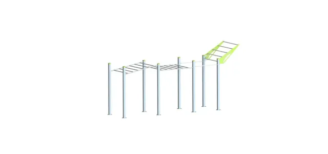 Denfit DSW4274 træningsstation udendørs robust