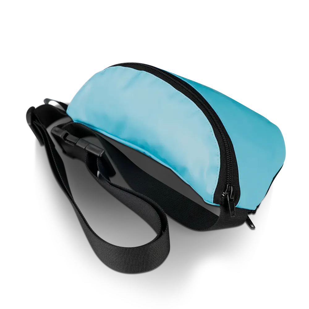 Reflective Berlin Pouch bæltetaske – Blue Curacao