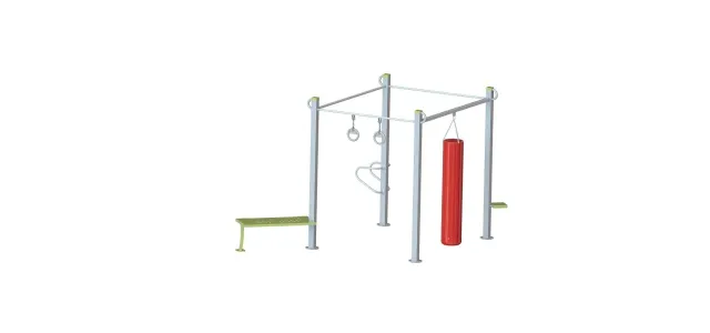 Denfit C137 udendørs træningsstation calisthenics