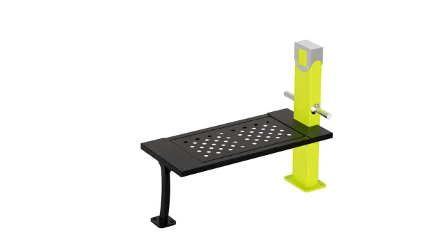 Denfit Urbangym AbShape mavestation udendørs