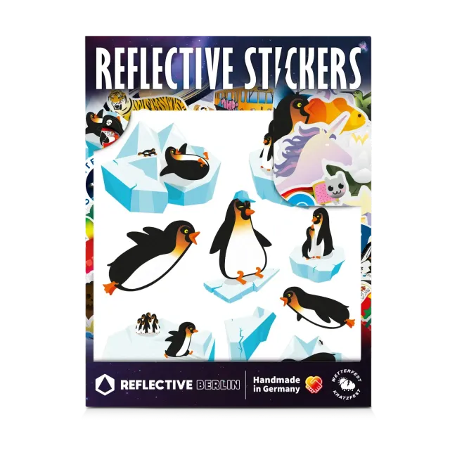 REFLECTIVE BERLIN Pinguine refleksklistermærker til hjelm